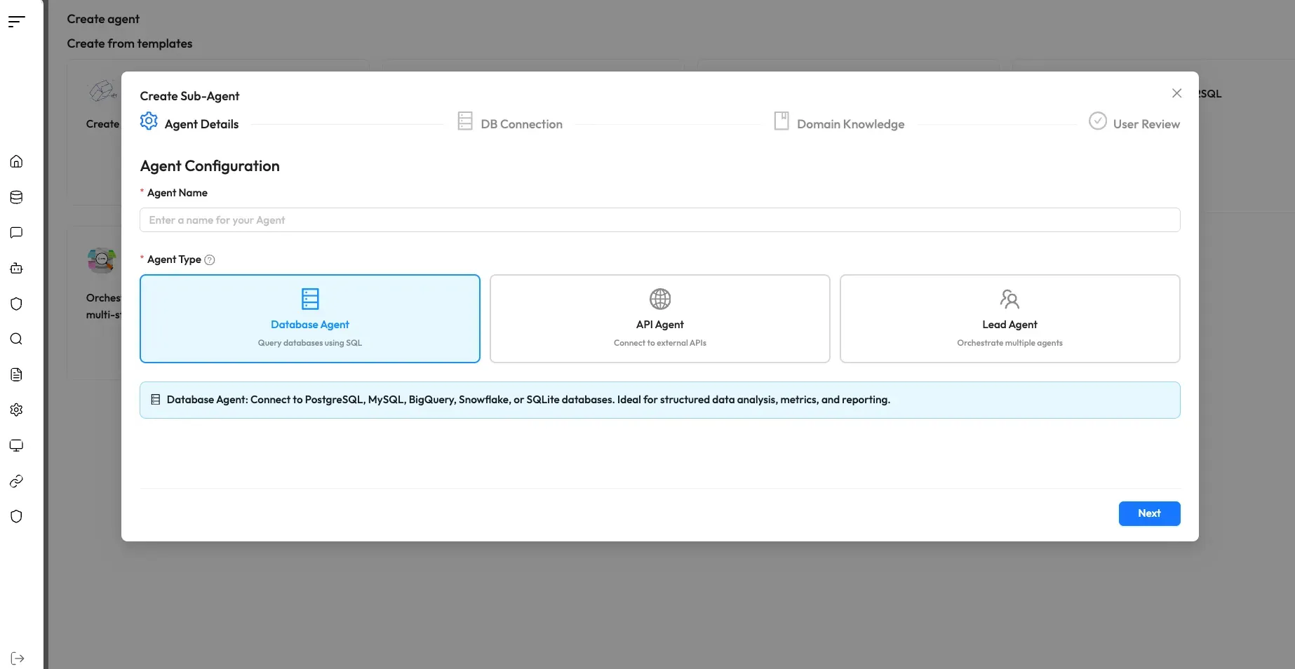Create Agent Templates