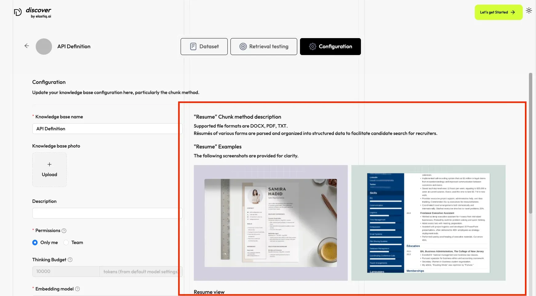 knowledge base chunking