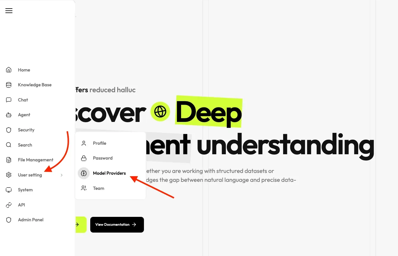 Model Providers Locating